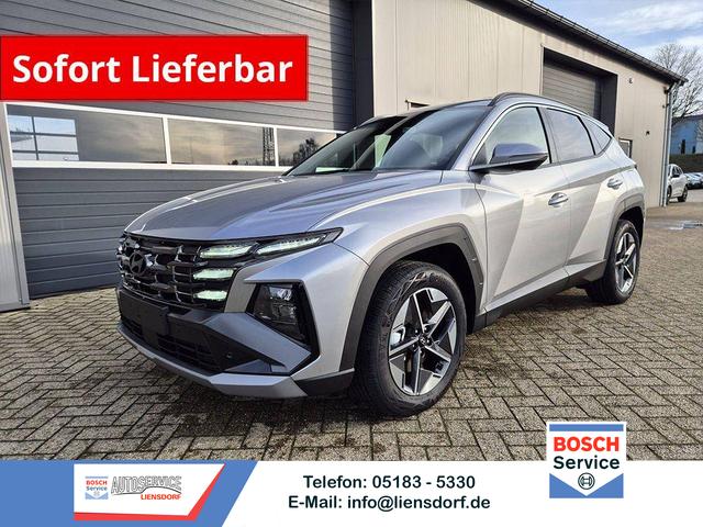 Hyundai TUCSON - Trend 1.6 T-GDI 150PS Automatik TZ 2026 Teil-Leder Sitzheizung v+h Lenkradheizung Klimaautomatik Navi Touchscreen DAB+ Apple CarPlay + Android Auto PDC R&uuml;ckf.-Kamera Matrix-LED-Scheinw.