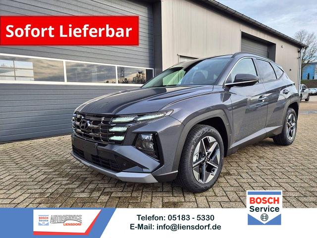 Hyundai TUCSON - Trend 1.6 T-GDI 150PS Automatik TZ 2026 Teil-Leder Sitzheizung v+h Lenkradheizung Klimaautomatik Navi Touchscreen DAB+ Apple CarPlay + Android Auto PDC R&uuml;ckf.-Kamera Matrix-LED-Scheinw.
