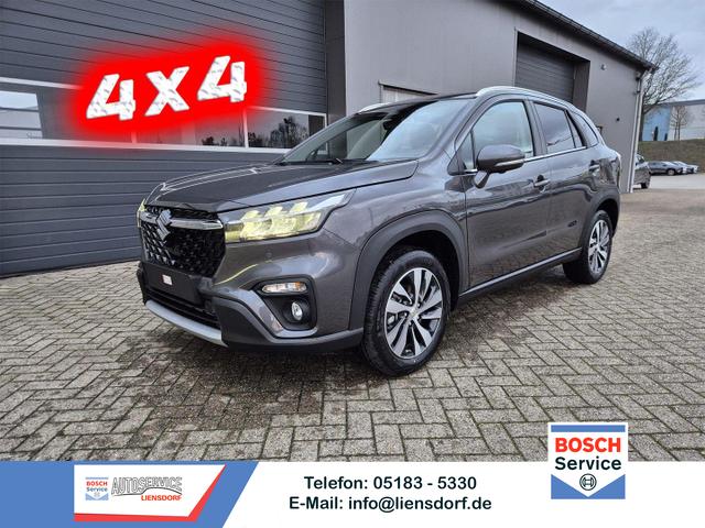 Suzuki S-Cross - Comfort+ 110PS Automatik MHEV 4x4 ALLGRIP 1.4 Boosterjet Teilleder Navi Klimaautomatik Sitzheizung ACC PDC v+h 4x Kamera Suzuki-Radio Apple CarPlay Android Auto Touchscreen 2xKeyless 17-LM
