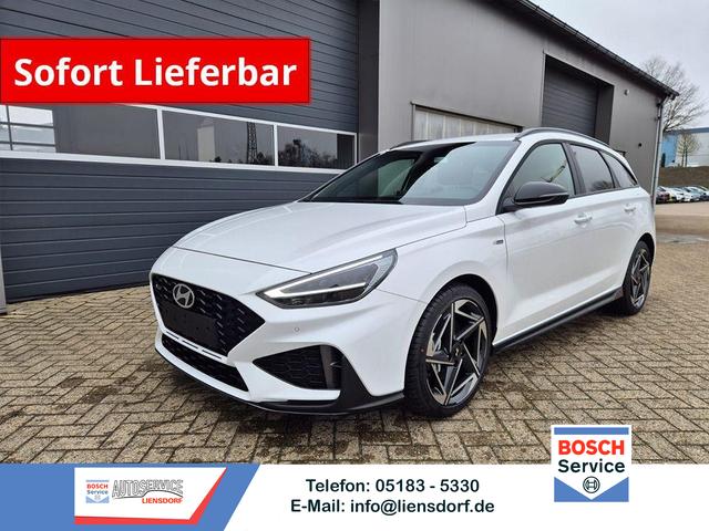 Hyundai i30 Kombi - 1.6 T-GDI 150PS Automatik N-Line MY2026 Sitzheizung Lenkradheizung Klimaautomatik Navi 10,3"-Touchscreen Bluelink Apple CarPlay + Android Auto PDC v+h R&uuml;ckf.Kamera 18-LM