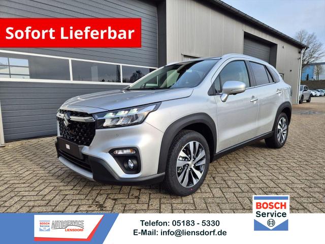 Suzuki S-Cross - Comfort+ 110PS Automatik MHEV 1.4 Boosterjet Teilleder Navi Klimaautomatik Sitzheizung ACC PDC v+h 4x Kamera Suzuki-Radio Apple CarPlay Android Auto Touchscreen 2xKeyless 17-LM