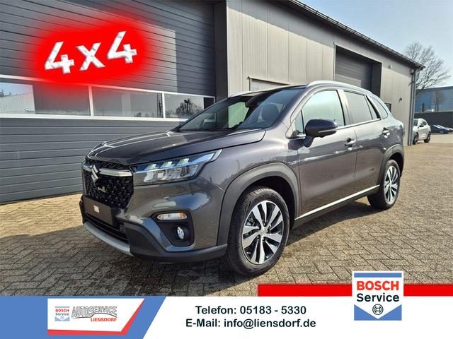 Suzuki S-Cross - Comfort+ 110PS MHEV 4x4 ALLGRIP 1.4 Boosterjet Teilleder Navi Klimaautomatik Sitzheizung ACC PDC v+h 4x Kamera Suzuki-Radio Apple CarPlay Android Auto Touchscreen 2xKeyless 17-LM