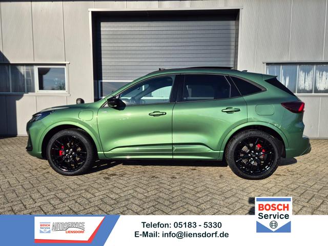 Ford Kuga - ST-Line X 243PS PHEV Automatik Black Package Matrix-LED schwenkb. AHK elektr. PanoDach Sitzheizung v+h Lenkradheizung Frontscheibe beheizb. Navi SYNC4 Apple CarPlay Android Auto Touchscreen PDC 4xKamera 2xKeyless B+O Sound 20"LM vollelektr. Reic