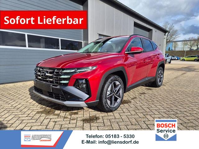 Hyundai TUCSON - Trend 1.6 T-GDI 150PS Automatik TZ 2026 Teil-Leder Sitzheizung v+h Lenkradheizung Klimaautomatik Navi Touchscreen DAB+ Apple CarPlay + Android Auto PDC R&uuml;ckf.-Kamera Matrix-LED-Scheinw.