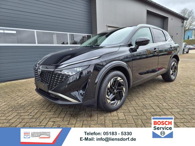 Nissan Qashqai - 1.3 DIG-T MHEV 158 PS X-Tronic N-Connecta Teil-Leder PanoGlasdach Klimaautomatik Sitzheizung Lenkradheizung Navi ACC PDC v+h 360&deg;Kamera DAB Bluetooth Touchscreen Apple CarPlay Android Auto 18"LM