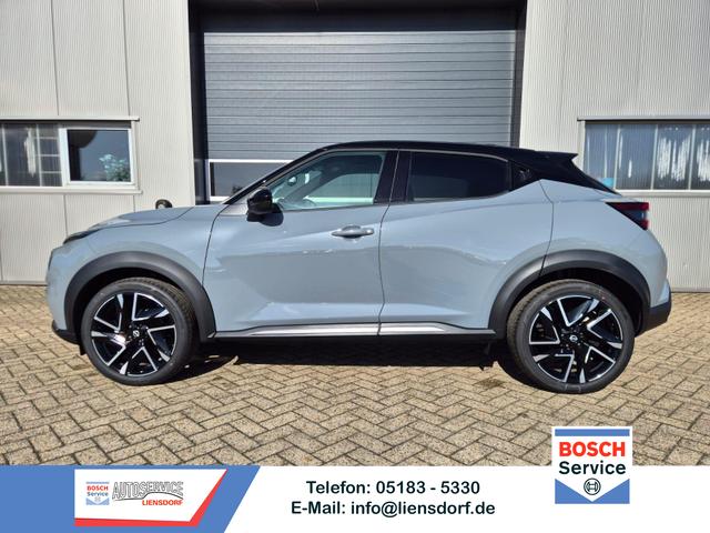 Nissan Juke - 1.0 DIG-T 114PS N-Design Automatik Teil-Leder Klimaautomatik Sitzheizung Lenkradheizung PDC v+h R&uuml;ckf.Kamera Navi 19"LM Bluetooth Touchscreen Apple CarPlay Android Auto