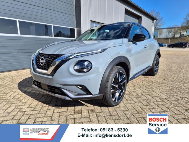 Nissan Juke - 1.0 DIG-T 114PS N-Design Automatik Teil-Leder Klimaautomatik Sitzheizung Lenkradheizung PDC v+h R&uuml;ckf.Kamera Navi 19"LM Bluetooth Touchscreen Apple CarPlay Android Auto