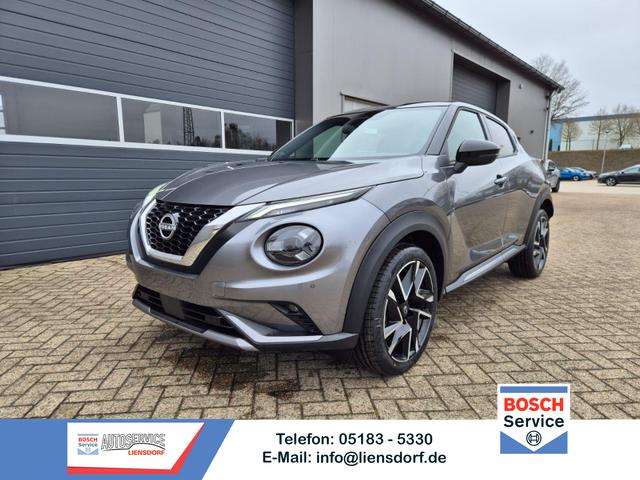 Nissan Juke - 1.0 DIG-T 114PS N-Design Automatik Teil-Leder Klimaautomatik Sitzheizung Lenkradheizung PDC v+h R&uuml;ckf.Kamera Navi 19"LM Bluetooth Touchscreen Apple CarPlay Android Auto