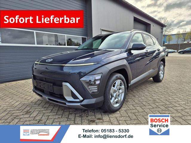 Hyundai KONA - Trend 1.6 T-GDI 150PS Automatik Voll-LED-Scheinw. Sitzheizung Lenkradheizung ACC Klimaautomatik Navi Touchscreen DAB+ Apple CarPlay + Android Auto PDC v+h R&uuml;ckf.Kamera 2xKeyless 17-LM