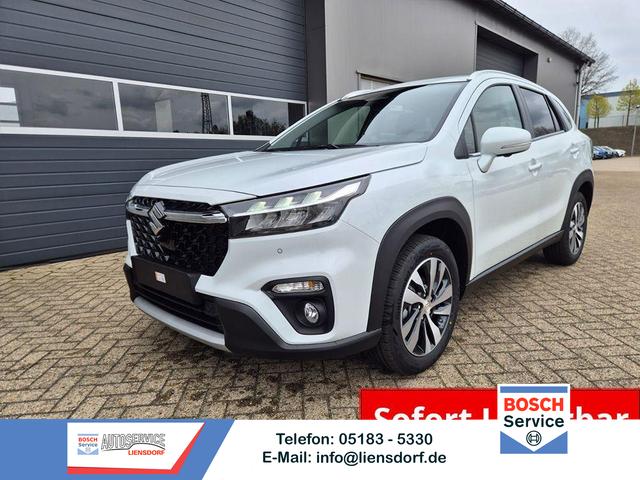 Suzuki S-Cross - Comfort+ 110PS Automatik MHEV 1.4 Boosterjet Teilleder Navi Klimaautomatik Sitzheizung ACC PDC v+h 4x Kamera Suzuki-Radio Apple CarPlay Android Auto Touchscreen 2xKeyless 17-LM