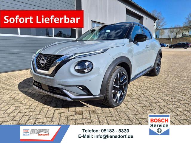 Nissan Juke - 1.0 DIG-T 114PS N-Design Automatik Teil-Leder Klimaautomatik Sitzheizung Lenkradheizung PDC v+h R&uuml;ckf.Kamera Navi 19"LM Bluetooth Touchscreen Apple CarPlay Android Auto