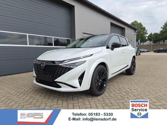 Nissan Qashqai - 1.3 DIG-T MHEV 158 PS X-Tronic N-Design PanoDach Teil-Leder Klimaautomatik Sitzheizung Lenkradheizung Navi ACC PDC v+h 360&deg;Kamera DAB Bluetooth Touchscreen Apple CarPlay Android Auto 19"Zoll