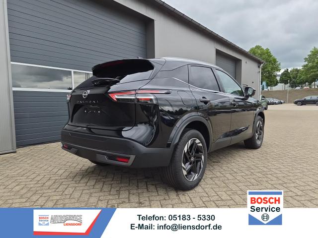 Nissan Qashqai - 1.3 DIG-T MHEV 158 PS X-Tronic N-Connecta Teil-Leder PanoGlasdach Klimaautomatik Sitzheizung Lenkradheizung Navi ACC PDC v+h 360&deg;Kamera DAB Bluetooth Touchscreen Apple CarPlay Android Auto 18"LM