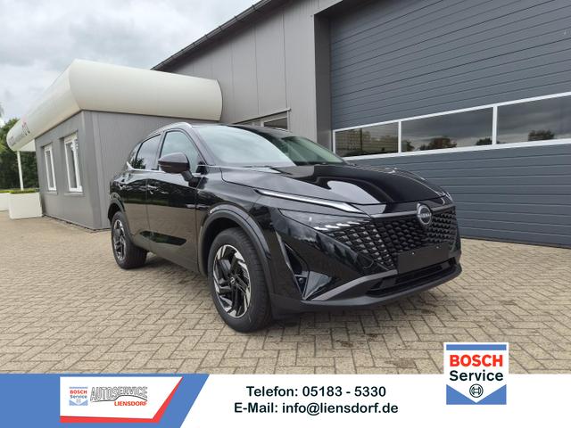 Nissan Qashqai - 1.3 DIG-T MHEV 158 PS X-Tronic N-Connecta Teil-Leder PanoGlasdach Klimaautomatik Sitzheizung Lenkradheizung Navi ACC PDC v+h 360&deg;Kamera DAB Bluetooth Touchscreen Apple CarPlay Android Auto 18"LM