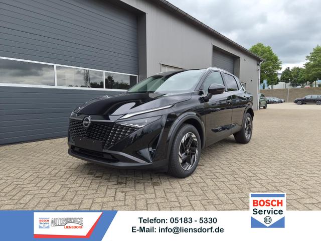 Nissan Qashqai - 1.3 DIG-T MHEV 158 PS X-Tronic N-Connecta Teil-Leder PanoGlasdach Klimaautomatik Sitzheizung Lenkradheizung Navi ACC PDC v+h 360&deg;Kamera DAB Bluetooth Touchscreen Apple CarPlay Android Auto 18"LM
