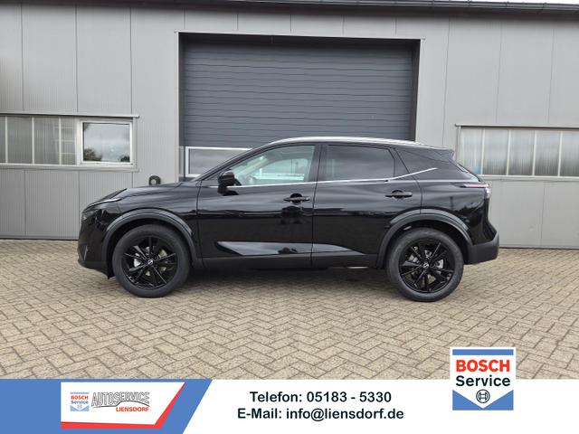 Nissan Qashqai - 1.3 DIG-T MHEV 158 PS X-Tronic Tekna Voll-Leder Klimaautomatik PanoGlasdach Sitzheizung Lenkradheizung Navi Head-Up Display elektr. Heckklappe ACC PDC v+h 360&deg;Kamera DAB Bluetooth Touchscreen Apple CarPlay Android Auto 19"LM