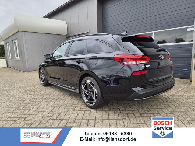 Hyundai i30 Kombi - 1.6 T-GDI 150PS Automatik N-Line Sitzheizung Lenkradheizung Klimaautomatik Navi 10,3"-Touchscreen Bluelink Apple CarPlay + Android Auto PDC v+h R&uuml;ckf.Kamera 18-LM
