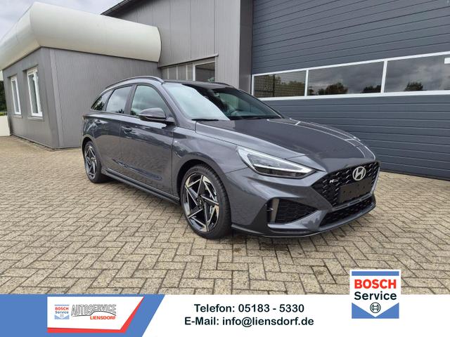 Hyundai i30 Kombi - 1.6 T-GDI 150PS Automatik N-Line Sitzheizung Lenkradheizung Klimaautomatik Navi 10,3"-Touchscreen Bluelink Apple CarPlay + Android Auto PDC v+h R&uuml;ckf.Kamera 18-LM