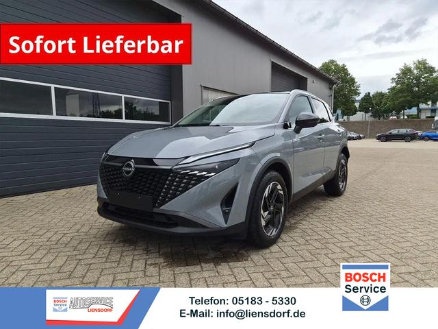 Nissan Qashqai - 1.3 DIG-T MHEV 158 PS X-Tronic N-Connecta Teil-Leder PanoGlasdach Klimaautomatik Sitzheizung Lenkradheizung Navi ACC PDC v+h 360&deg;Kamera DAB Bluetooth Touchscreen Apple CarPlay Android Auto 18"LM