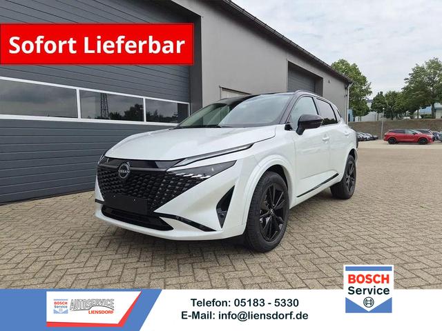Nissan Qashqai - 1.3 DIG-T MHEV 158 PS X-Tronic N-Design Head-Up Display Teil-Leder Klimaautomatik Sitzheizung Lenkradheizung Navi elektr. Heckklappe ACC PDC v+h 360&deg;Kamera DAB Bluetooth Touchscreen Apple CarPlay Android Auto 19"Zoll