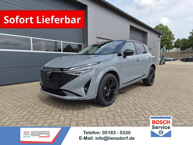 Nissan Qashqai - 1.3 DIG-T MHEV 158 PS X-Tronic N-Design PanoDach Teil-Leder Klimaautomatik Sitzheizung Lenkradheizung Navi ACC PDC v+h 360&deg;Kamera DAB Bluetooth Touchscreen Apple CarPlay Android Auto 19"Zoll