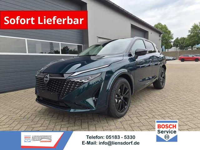 Nissan Qashqai - 1.3 DIG-T MHEV 158 PS X-Tronic N-Design Head-Up Display Teil-Leder Klimaautomatik Sitzheizung Lenkradheizung Navi elektr. Heckklappe ACC PDC v+h 360&deg;Kamera DAB Bluetooth Touchscreen Apple CarPlay Android Auto 19"Zoll