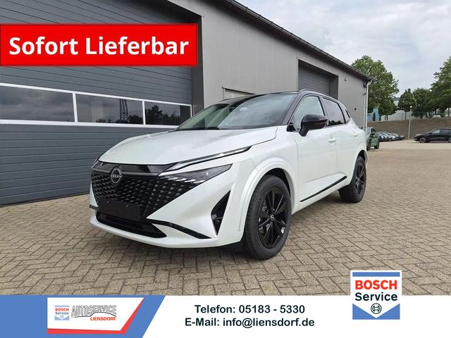 Nissan Qashqai - 1.3 DIG-T MHEV 158 PS X-Tronic N-Design PanoDach Teil-Leder Klimaautomatik Sitzheizung Lenkradheizung Navi ACC PDC v+h 360&deg;Kamera DAB Bluetooth Touchscreen Apple CarPlay Android Auto 19"Zoll