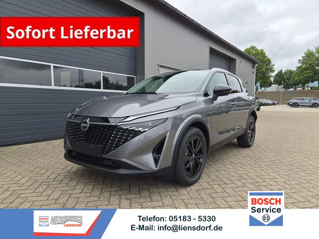 Nissan Qashqai - 1.3 DIG-T MHEV 158 PS X-Tronic Tekna Voll-Leder Klimaautomatik PanoGlasdach Sitzheizung Lenkradheizung Navi Head-Up Display elektr. Heckklappe ACC PDC v+h 360&deg;Kamera DAB Bluetooth Touchscreen Apple CarPlay Android Auto 19"LM