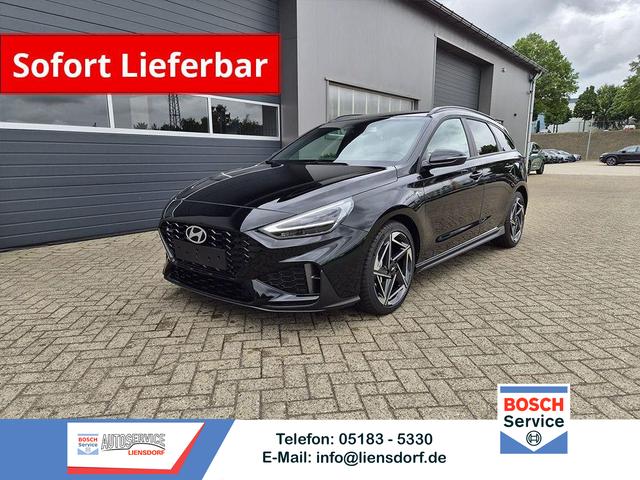 Hyundai i30 Kombi - 1.6 T-GDI 150PS Automatik N-Line Sitzheizung Lenkradheizung Klimaautomatik Navi 10,3"-Touchscreen Bluelink Apple CarPlay + Android Auto PDC v+h R&uuml;ckf.Kamera 18-LM
