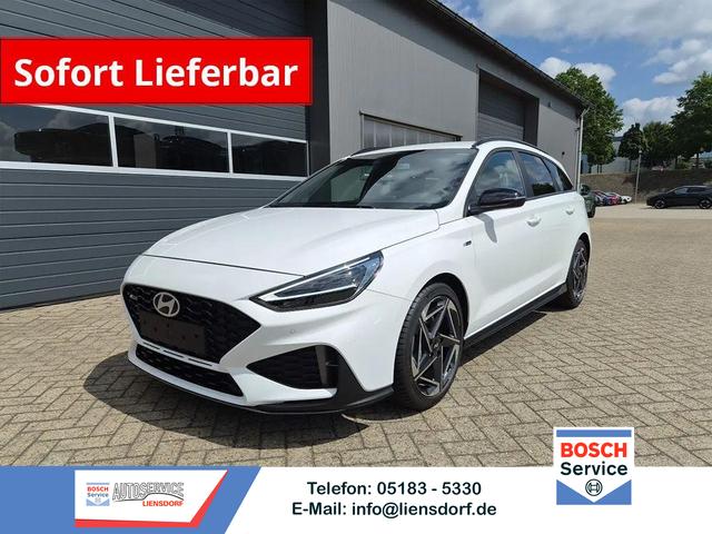 Hyundai i30 Kombi - 1.6 T-GDI 150PS Automatik N-Line Sitzheizung Lenkradheizung Klimaautomatik Navi 10,3"-Touchscreen Bluelink Apple CarPlay + Android Auto PDC v+h R&uuml;ckf.Kamera 18-LM