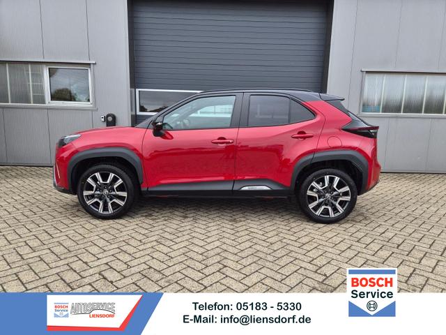 Toyota Yaris - Cross 1.5-l 130PS HEV Automatik Style Matrix-LED 4xKamera elektr. Heckklappe Sitzheizung Lenkradheizung Klimaautomatik Navi Bluetooth wireless Apple CarPlay + Android Auto ACC PDC v+h 18"LM