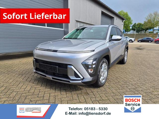 Hyundai KONA - Trend 1.6 T-GDI 150PS Automatik Voll-LED-Scheinw. Sitzheizung Lenkradheizung ACC Klimaautomatik Navi Touchscreen DAB+ Apple CarPlay + Android Auto PDC v+h R&uuml;ckf.Kamera 2xKeyless 17-LM
