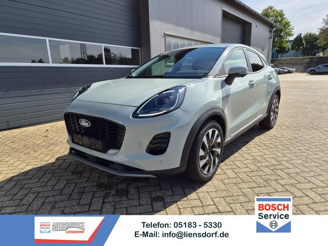 Ford Puma - Titanium 1.0 Hybrid 125PS Autom. R&uuml;ckf.Kamera Klimaautomatik Sitzheizung Lenkradheizung Frontscheibe beheizb. LED-Scheinwerfer SYNC4 Bluetooth Apple CarPlay Android Auto PDC v+h