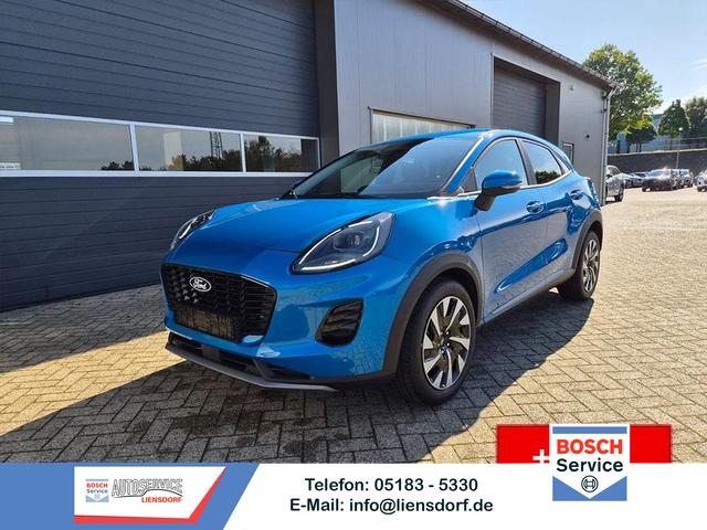 Ford Puma - Titanium 1.0 Hybrid 125PS Autom. abnehm. AHK ACC 4xKamera Klimaautomatik Sitzheizung Lenkradheizung Frontscheibe beheizb. LED-Scheinwerfer SYNC4 Bluetooth Apple CarPlay Android Auto PDC v+h