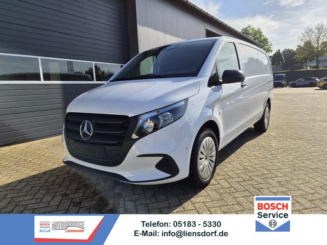 Mercedes-Benz Vito - 114 PRO L2 2.0 CDI 136PS Automatik 2,8t 2-Sitzer Chrompaket innen AHK Klimaautomatik Bluetooth DAB Apple CarPlay Android Auto PDC v+h R&uuml;ckf.Kamera Tempomat Ganzj.Reifen