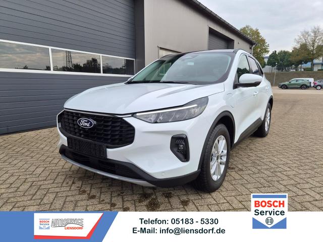 Ford Kuga - Titanium 243PS PHEV Automatik schwenkb. AHK elektr. PanoDach Sitzheizung v+h Lenkradheizung Frontscheibe beheizb. Klimaautomatik Navi SYNC4 Apple CarPlay Android Auto Touchscreen PDC 4xKamera 2xKeyless 17"LM vollelektr. Reichweite 66KM