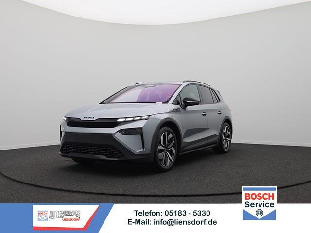 Skoda Elroq - 85 Sportline 286PS Automatik schwenkb. AHK Teil-Leder Klimaautomatik Sitzheizung v+h Lenkradheizung Frontscheibe beheizb. ACC R&uuml;ckf.Kamera PDC wireless Apple Carplay Android Auto 2xKeyless 20-LM vollelektr. Reichweite 561Km