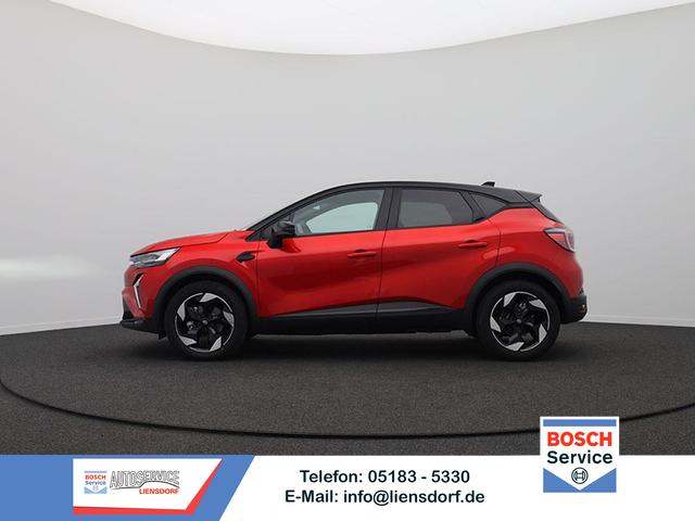 Renault Captur - Techno 1.8 E-TECH Full Hybrid 158PS Automatik Sitzheizung Lenkradheizung R&uuml;ckf.Kamera PDC v+h Klimaautomatik Navi abged.Scheiben Apple CarPlay Android Auto 2xKeyless 18"LM