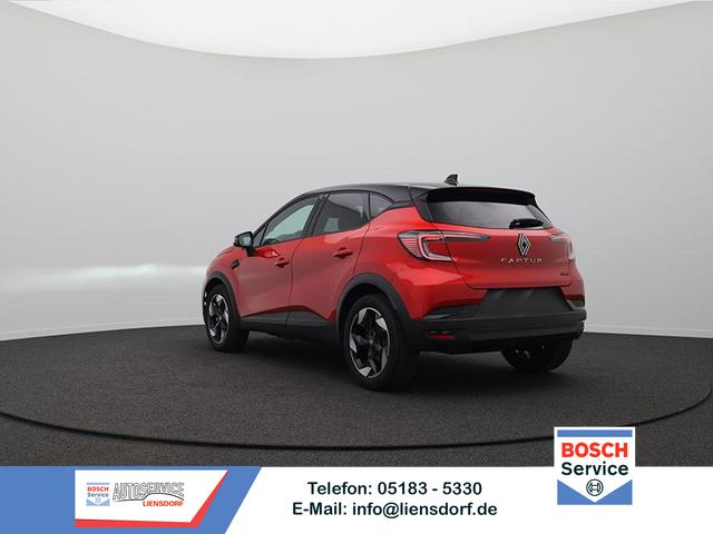 Renault Captur - Techno 1.8 E-TECH Full Hybrid 158PS Automatik Sitzheizung Lenkradheizung R&uuml;ckf.Kamera PDC v+h Klimaautomatik Navi abged.Scheiben Apple CarPlay Android Auto 2xKeyless 18"LM