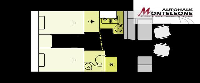 Etrusco T-Model T 7400 SB 140 PS AT | Complete Selection Safety Paket Hubbett Rückfahrkamera Aktionspreis 