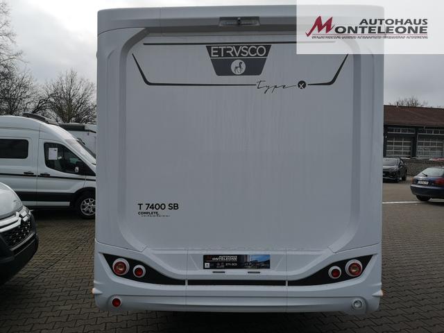 Etrusco Teilintegrierte Fiat 24 T7400SB 140 PS MT | Complete Selection Gasregler DuoControl + EisEx Markise Hubbett Sofort verfügbar Aktionspreis 