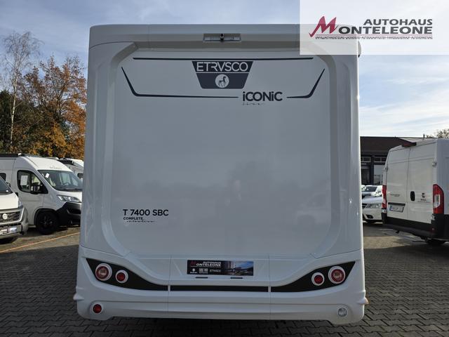 Etrusco T-Model T 7400 SBC 180 PS AT | Complete Selection Safety Paket Bettenumbau Rückfahrkamera Aktionspreis 