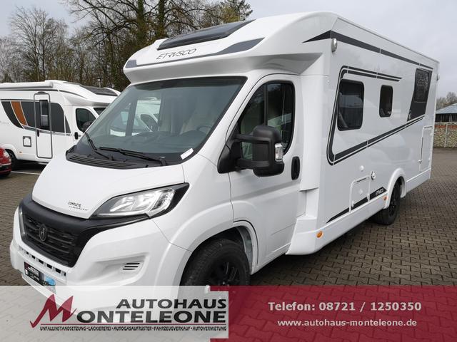 Etrusco Teilintegrierte Fiat 24 - T7400SB 140 PS MT | Complete Selection Gasregler DuoControl + EisEx Markise Hubbett Sofort verfügbar Aktionspreis