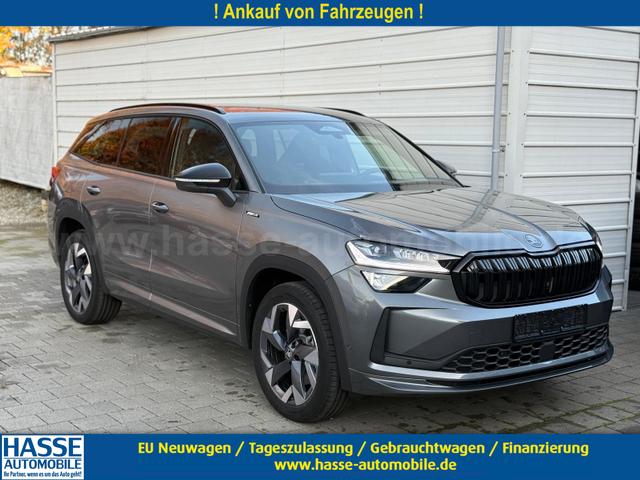 Skoda Kodiaq - Sportline 2.0 TDI DSG 4x4 7Sitzer*AHK*NAVI*SHZ*Matrix*360°*IPA*Keyless*Canton