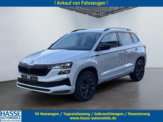 Skoda Karoq - Sportline 1,5 TSI DSG 2ZKlima AHK 4x Sitzheizung beheizte Frontscheibe Canton Totewinkel 5J Garantie