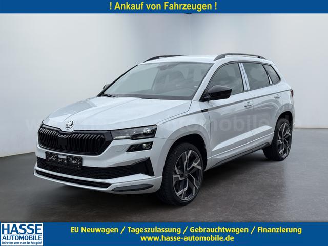 Skoda Karoq - Sportline 1,5 TSI DSG 2ZKlimaautomatik Canton Anh&auml;ngerkupplung Totewinkel Assistent 2 x Einparkhilfe Kamera 19 Zoll Felgen adaptiver Tempomat 5J Garantie
