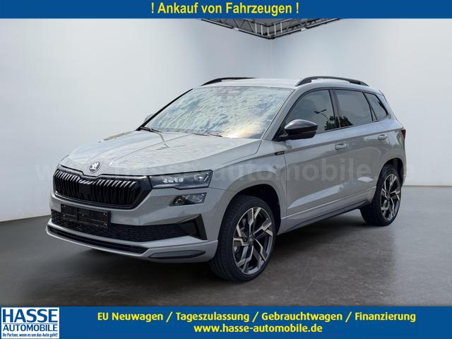 Skoda Karoq - Sportline 1,5 TSI DSG 2ZKlimaautomatik Canton Anh&auml;ngerkupplung Totewinkel Assistent 2 x Einparkhilfe Kamera 19 Zoll Felgen adaptiver Tempomat 5J Garantie