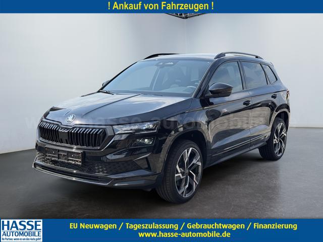 Skoda Karoq - Sportline 1,5 TSI DSG 2ZKlimaautomatik Canton Anh&auml;ngerkupplung Totewinkel Assistent 2 x Einparkhilfe Kamera 19 Zoll Felgen adaptiver Tempomat 5J Garantie