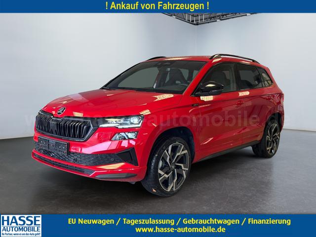 Skoda Karoq - Sportline 1,5 TSI DSG 2ZKlimaautomatik Canton Anh&auml;ngerkupplung Totewinkel Assistent 2 x Einparkhilfe Kamera 19 Zoll Felgen adaptiver Tempomat 5J Garantie