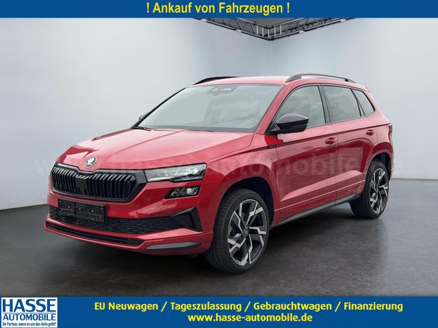 Skoda Karoq - Sportline 1,5 TSI DSG 2ZKlimaautomatik Canton Anh&auml;ngerkupplung Totewinkel Assistent 2 x Einparkhilfe Kamera 19 Zoll Felgen adaptiver Tempomat 5J Garantie
